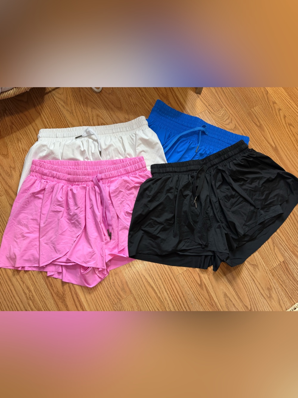Flowy Athletic Shorts for Women Workout Running Gym Yoga High Waist with Pockets